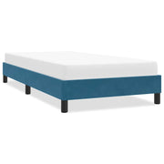 sengeramme uden madras 80x210 cm fløjl mørkeblå