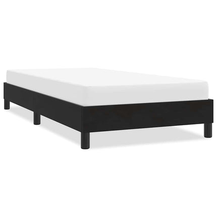 sengeramme uden madras 90x210 cm fløjl sort