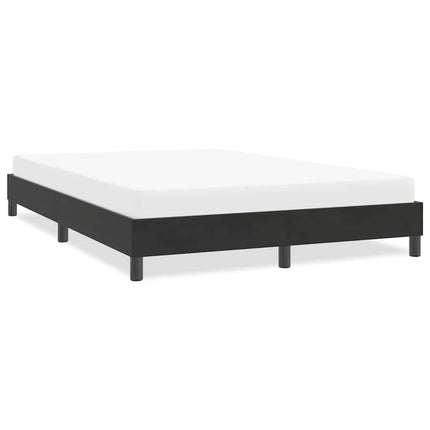 Sengeramme uden madras 140x210 cm fløjl sort
