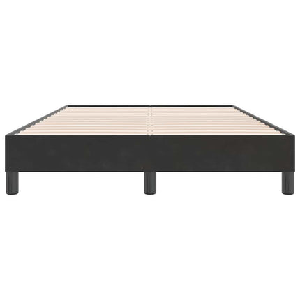 sengeramme uden madras 120x220 cm fløjl sort