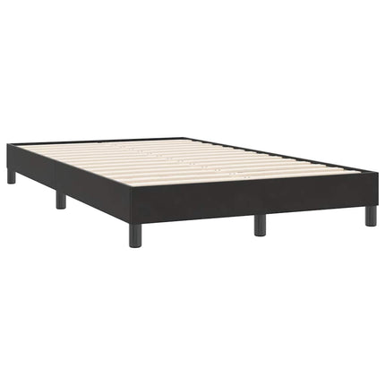 sengeramme uden madras 120x220 cm fløjl sort