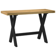 skrivebord NOAIN X-formede ben 120x50x75cm massivt træ fyrretræ