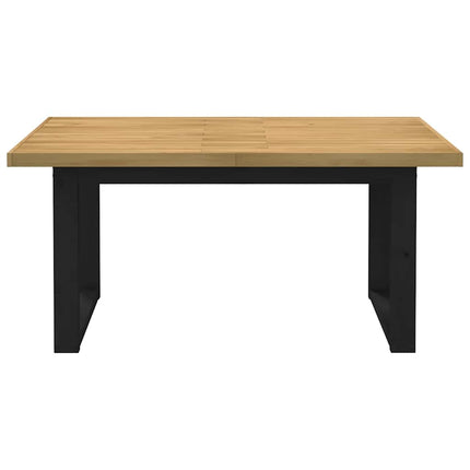 spisebord NOAIN A-formede ben 160x90x75 cm massivt træ fyrretræ