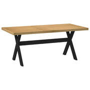konsolbord NOAIN X-formede ben 180x90x75cm massivt træ fyrretræ
