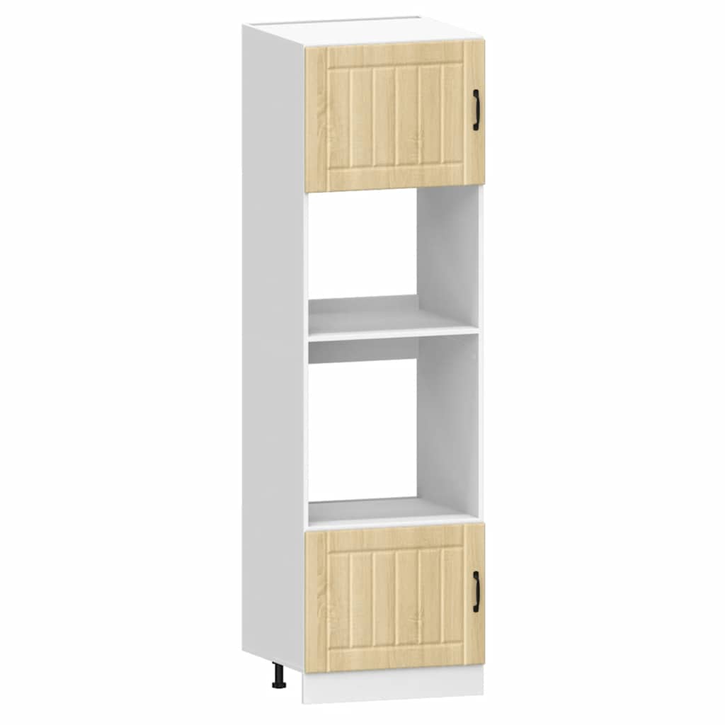 7-delt køkkenskabssæt "Lucca" Sonoma eg konstrueret træ