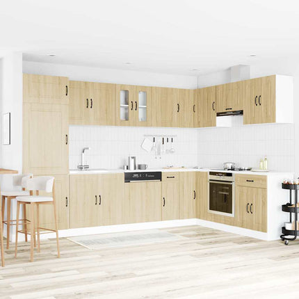 Køkkenskab Kalmar Sonoma eg 80 x 46 x 81,5 cm Konstrueret træ