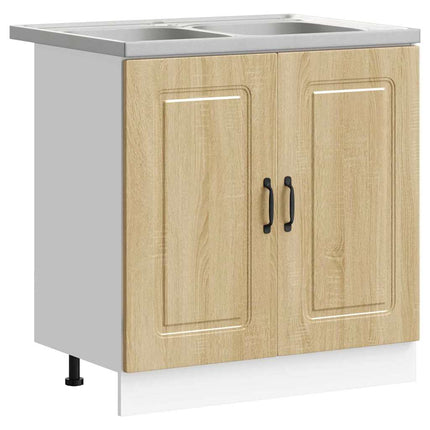 Køkkenskab Kalmar Sonoma eg 80 x 46 x 81,5 cm Konstrueret træ