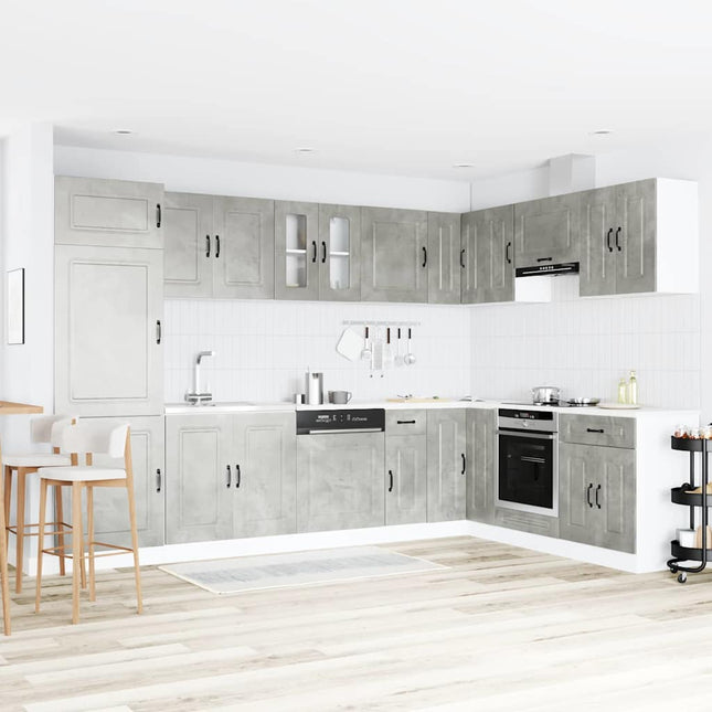 Køkkenskab Kalmar Beton Grå 80 x 46 x 81,5 cm Konstrueret træ