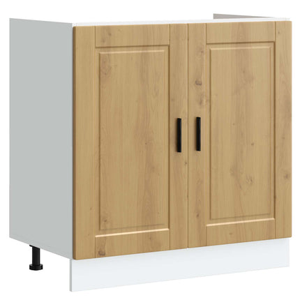 Vaskeskabsbase Porto 2 stk. Brun 80 x 46 x 81,5 cm