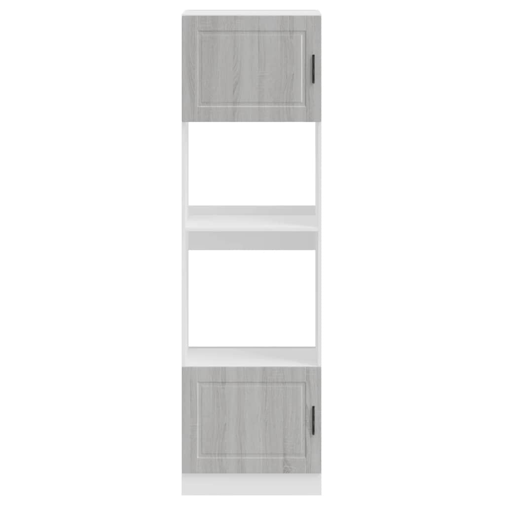ovnskabe 2 stk. Porto konstrueret træ grå sonoma-eg