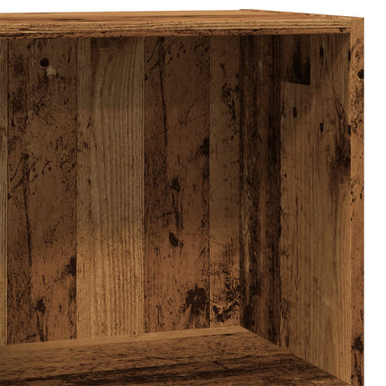 bogreol 40x24x76 cm konstrueret træ antikt træ