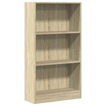 bogreol 60x24x109 cm konstrueret træ sonoma-eg