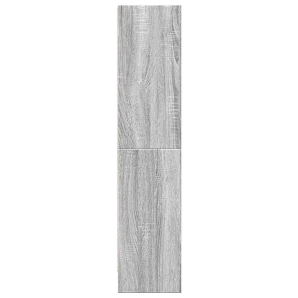 bogreol 60x24x109 cm konstrueret træ grå sonoma-eg