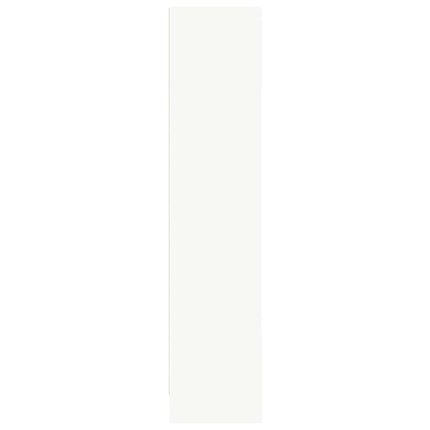 bogreol 80x24x109 cm konstrueret træ hvid