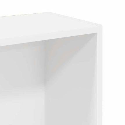 bogreol 80x24x109 cm konstrueret træ hvid