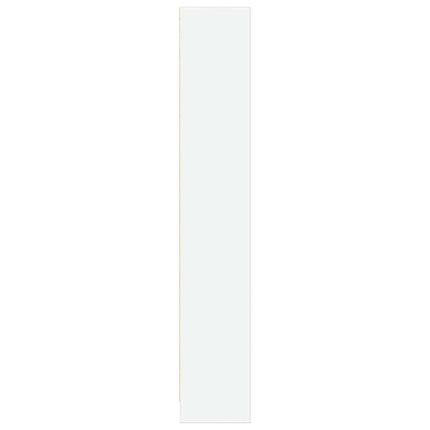 bogreol 80x24x143 cm konstrueret træ hvid