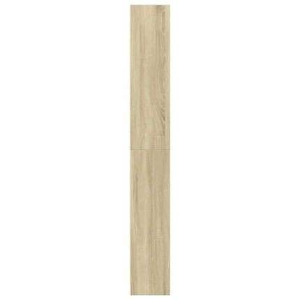 bogreol Sonoma eg 80x24x176 cm konstrueret træ