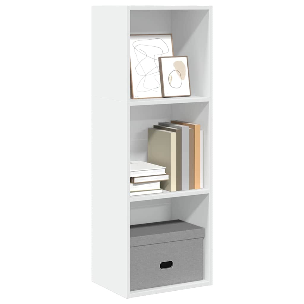 Bogreol 60X30X Konstrueret Træ Hvid - 40 cm / 114 cm