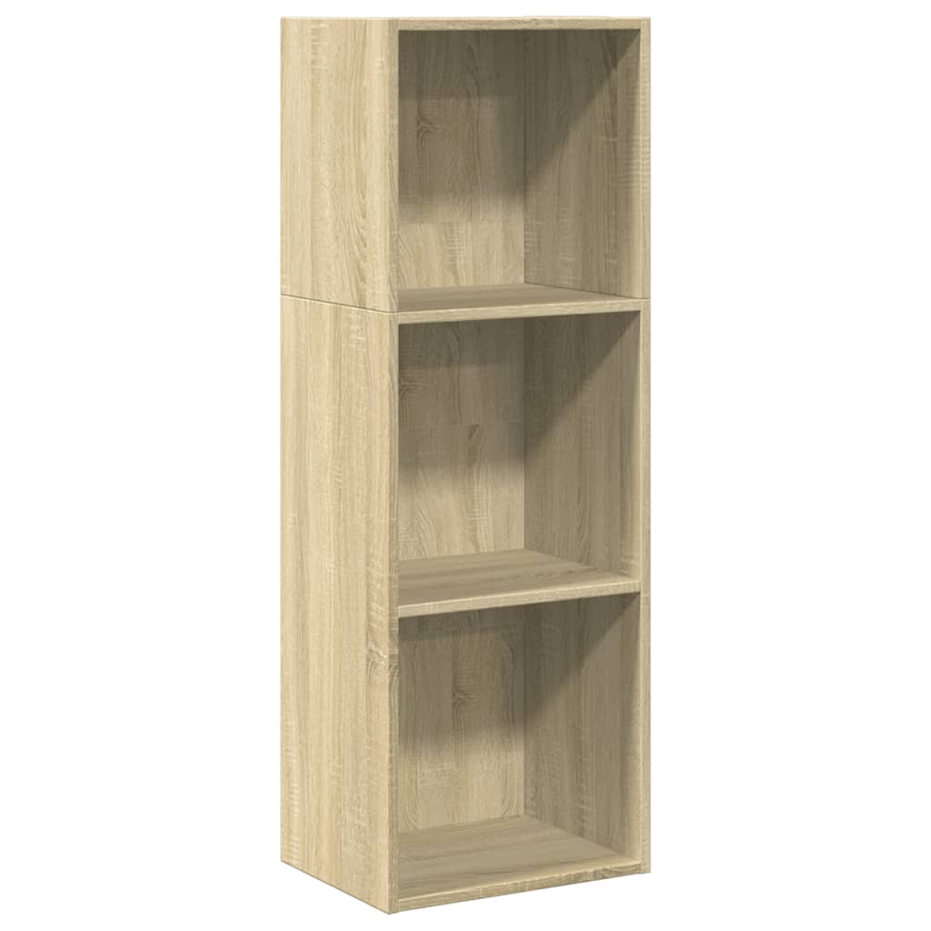 bogreol 40x30x114 cm konstrueret træ sonoma-eg billede