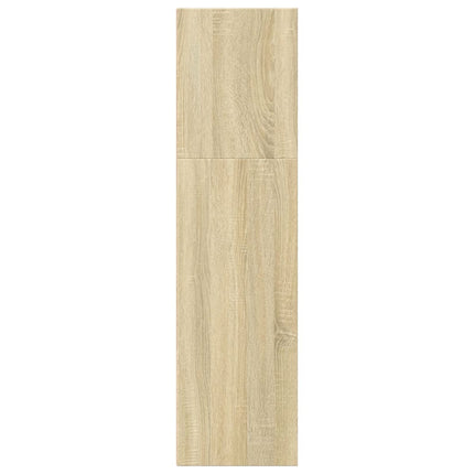 bogreol 40x30x114 cm konstrueret træ sonoma-eg