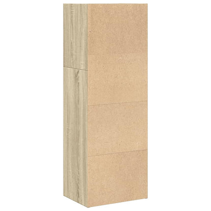 bogreol 40x30x114 cm konstrueret træ sonoma-eg