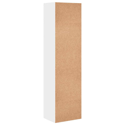 bogreol 40x30x152 cm konstrueret træ hvid