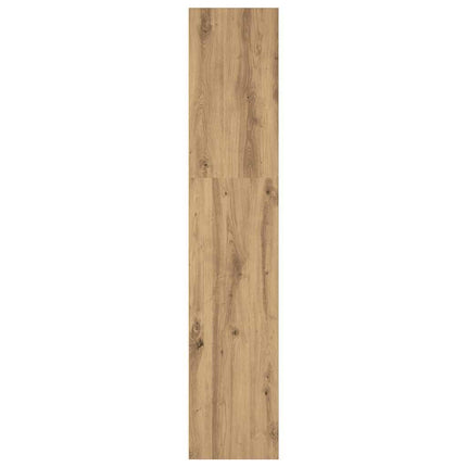 bogreol 40x30x152 cm konstrueret træ gammelt eg