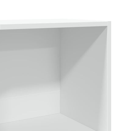 bogskab 40x30x152 cm konstrueret træ hvid