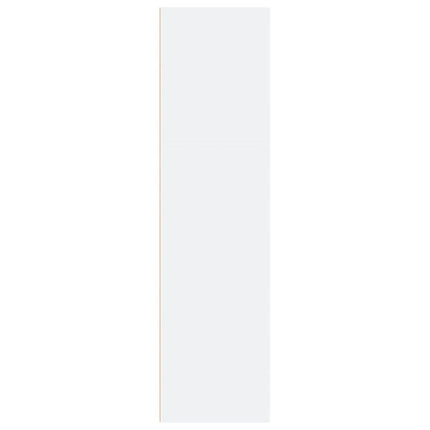 bogreol 60x30x114 cm konstrueret træ hvid