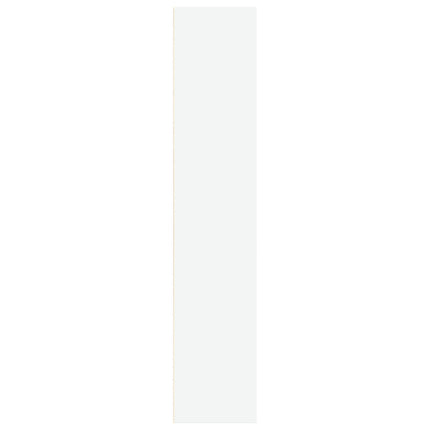 bogreol 60x30x152 cm konstrueret træ hvid