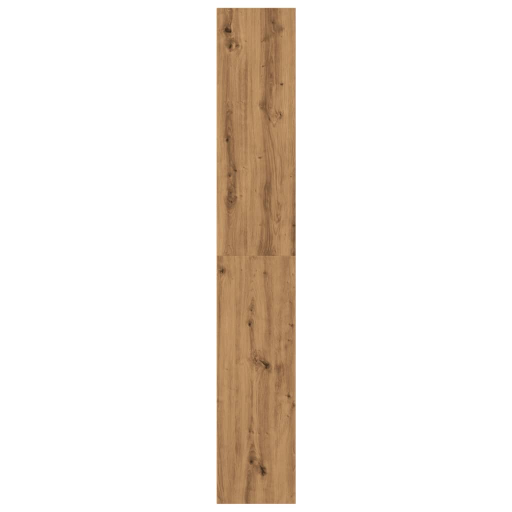 bogreol 60x30x189 cm konstrueret træ gammelt eg