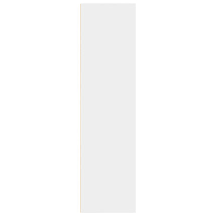 bogreol 80x30x114 cm konstrueret træ hvid