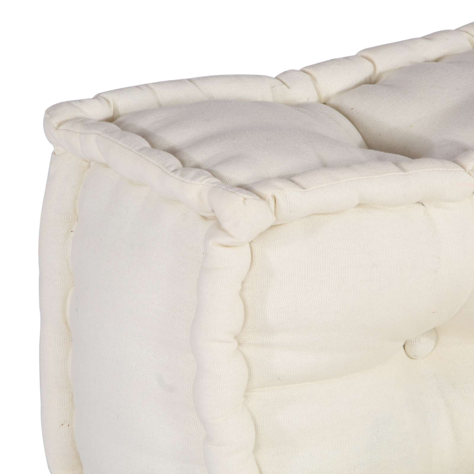 Modulssofa Enhed 3 pcs Cremefarvet Stof