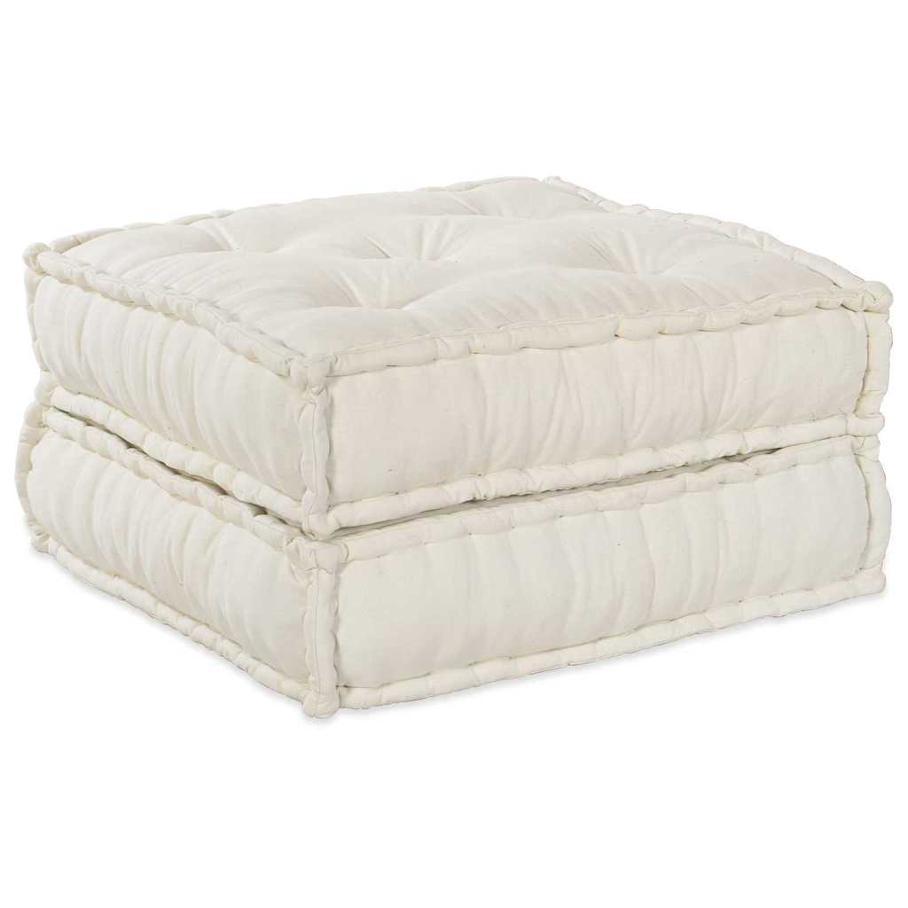 Modulssofa Enhed 2 pcs Cremefarvet 140 x 70 x 36 cm Stof
