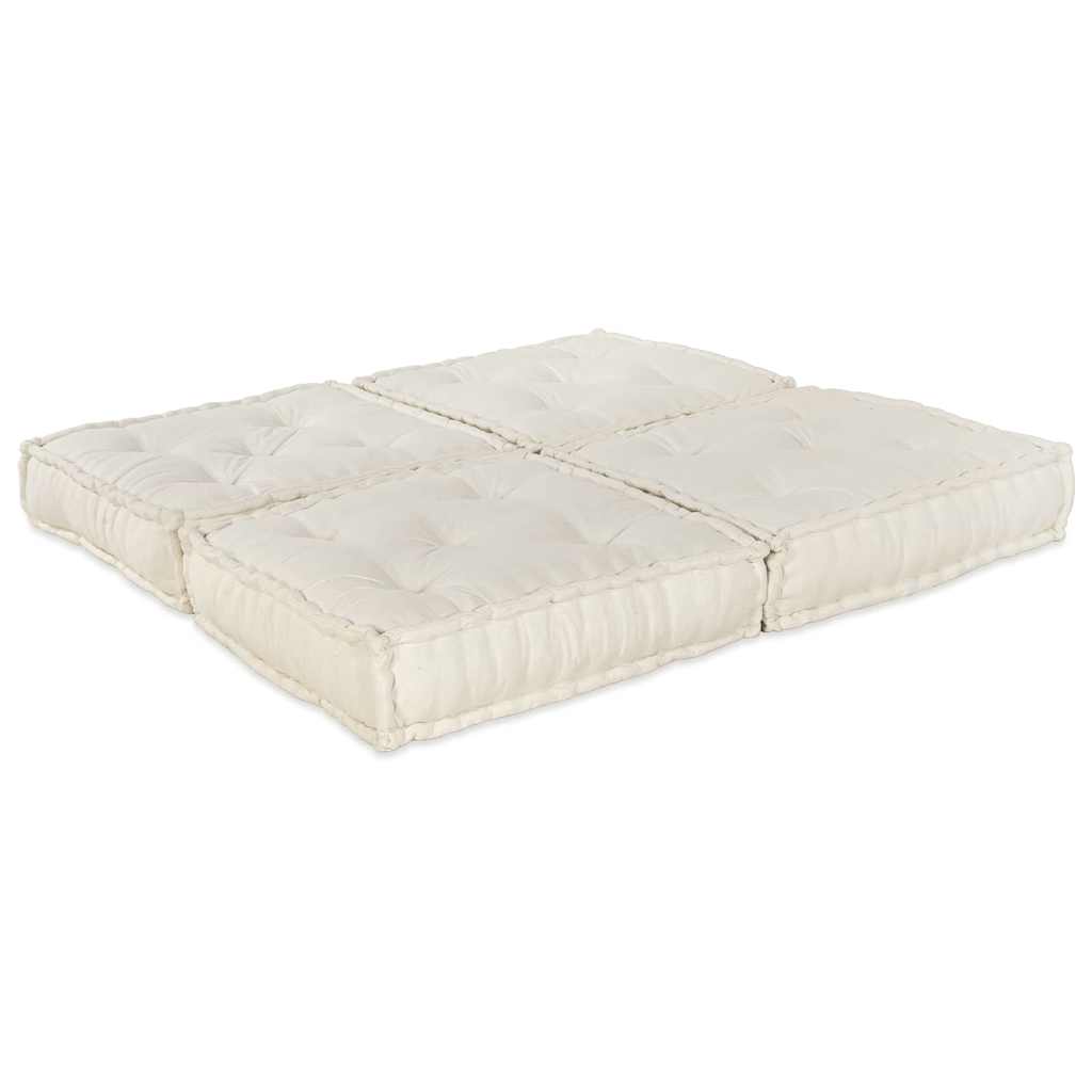 Modulssofa Enhed 2 pcs Cremefarvet 140 x 70 x 36 cm Stof