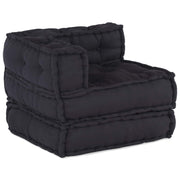 Modulssofa Enhed 3 pcs Antracit Stof