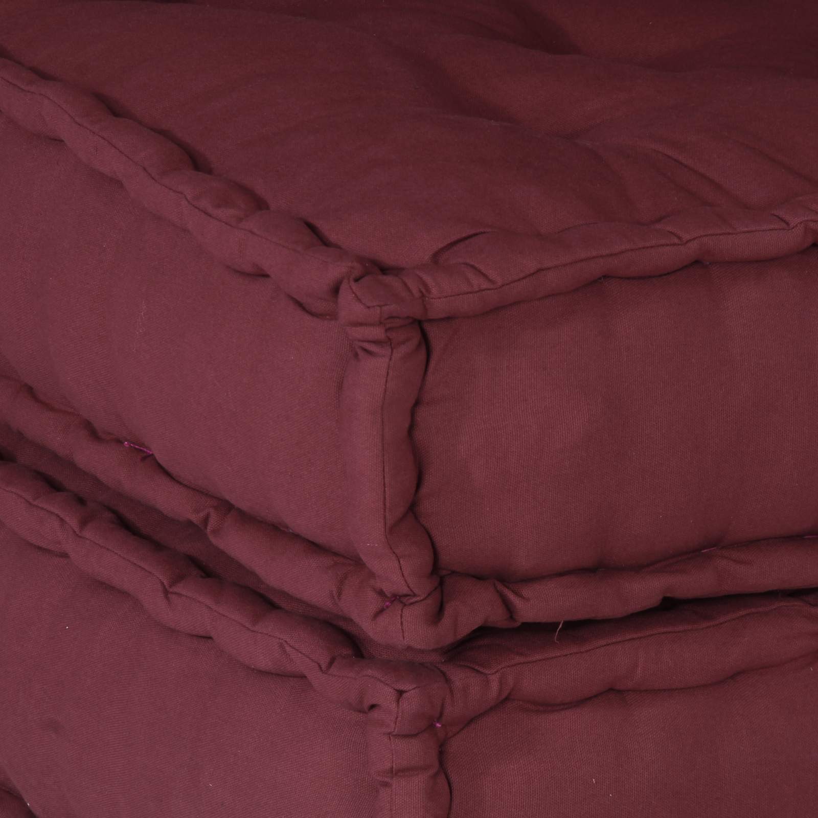Modulssofa Enhed 4 pcs Bordeaux Stof