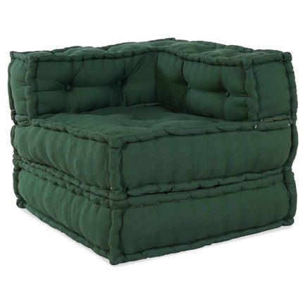 Modulssofa Enhed 2 pcs Grøn 140 x 70 x 56 cm Stof