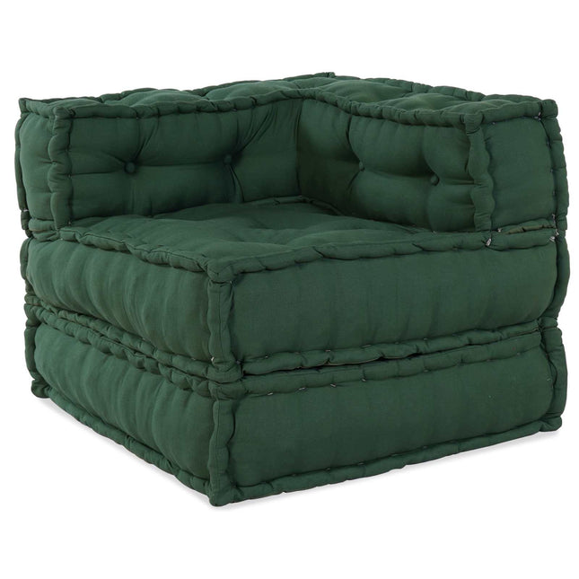 Modulssofa Enhed 2 pcs Grøn 140 x 70 x 56 cm Stof