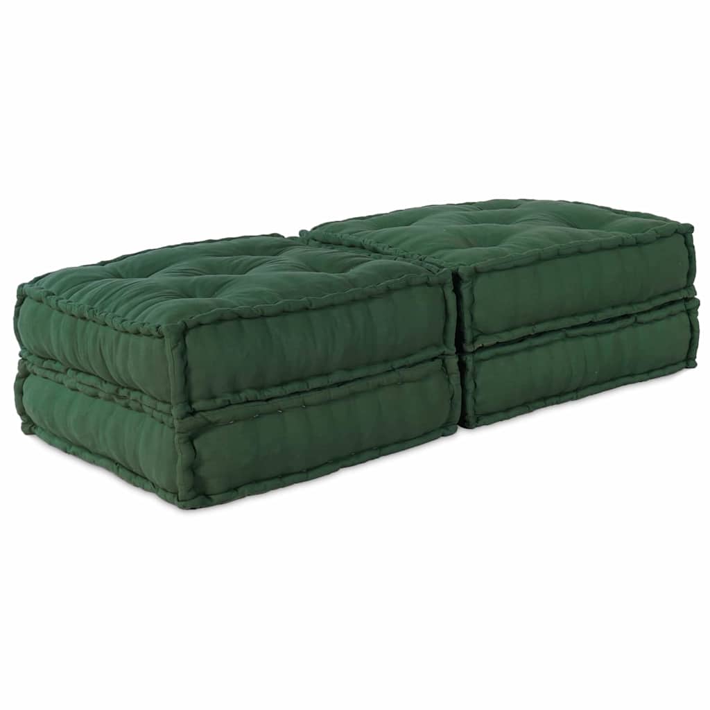 Modulssofa Enhed 2 pcs Grøn 140 x 70 x 36 cm Stof