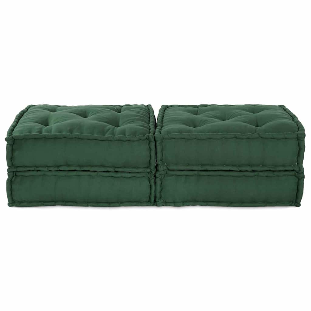 Modulssofa Enhed 2 pcs Grøn 140 x 70 x 36 cm Stof