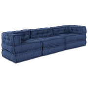 Modulssofa Enhed 3 pcs Indigo Stof