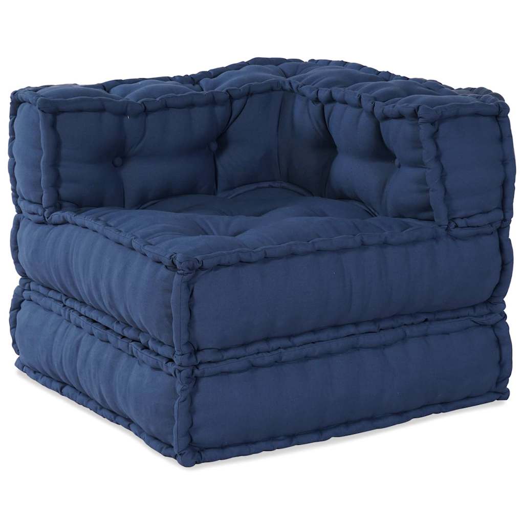 Modulssofa Enhed 3 pcs Indigo Stof