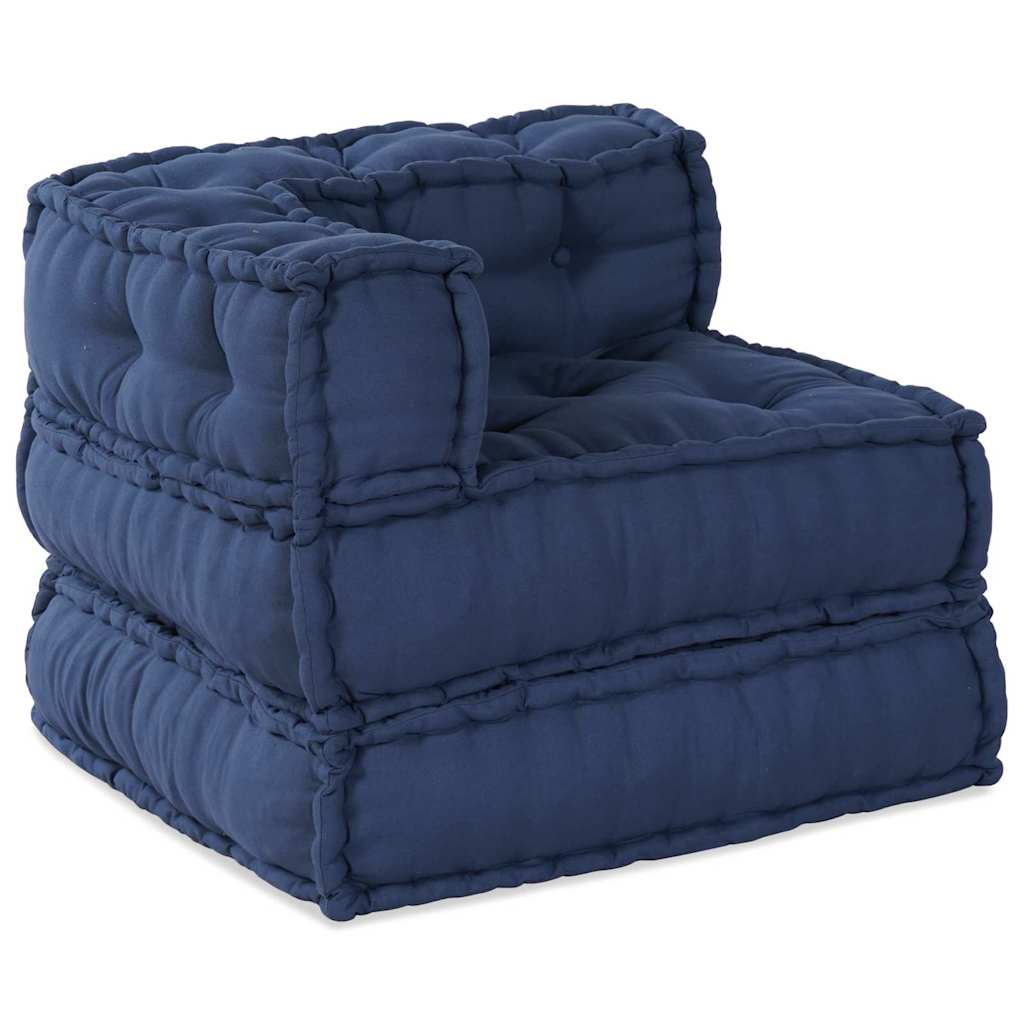 Modulssofa Enhed 3 pcs Indigo Stof