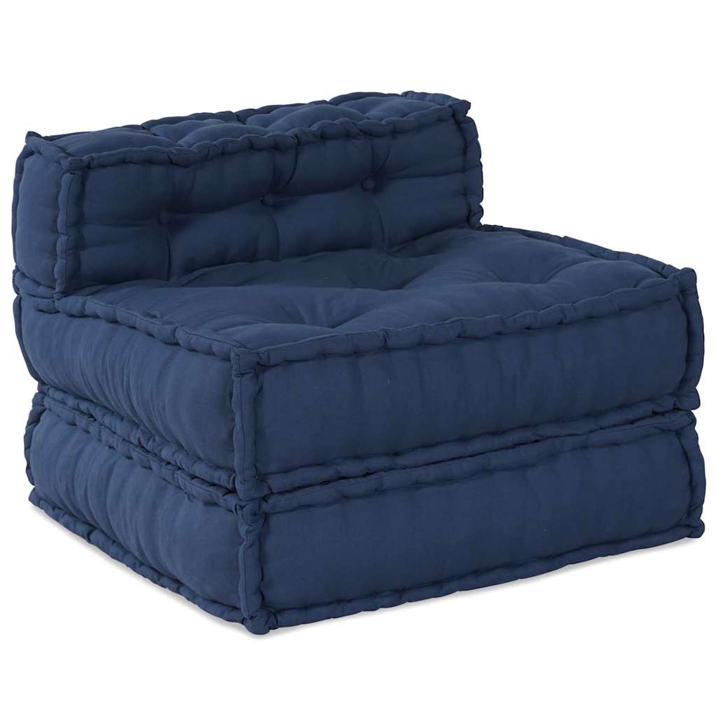Modulssofa Enhed 3 pcs Indigo Stof