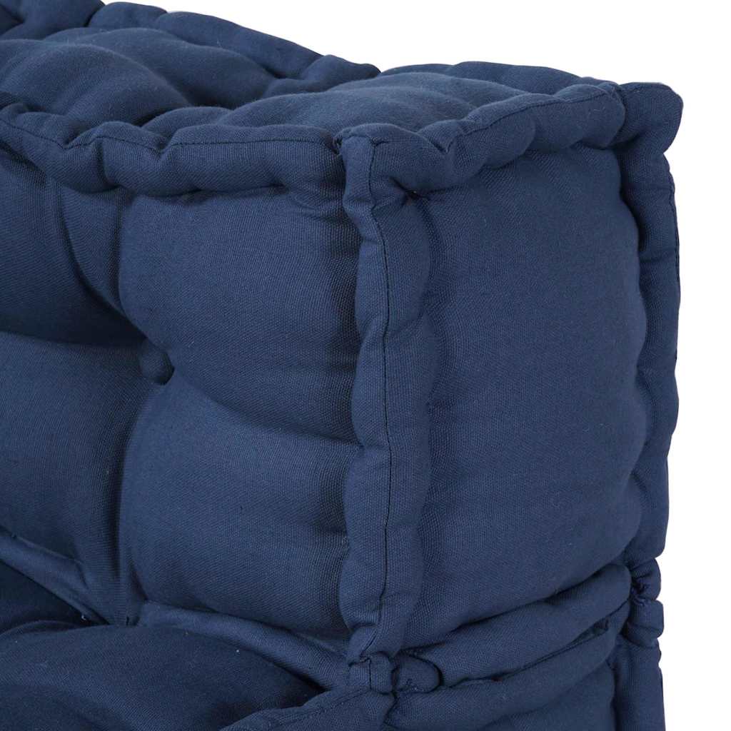 Modulssofa Enhed 4 pcs Indigo Stof
