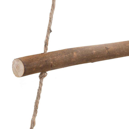 hængende juletræer med topstjerner 2 stk. 55x120 cm naturlig gren