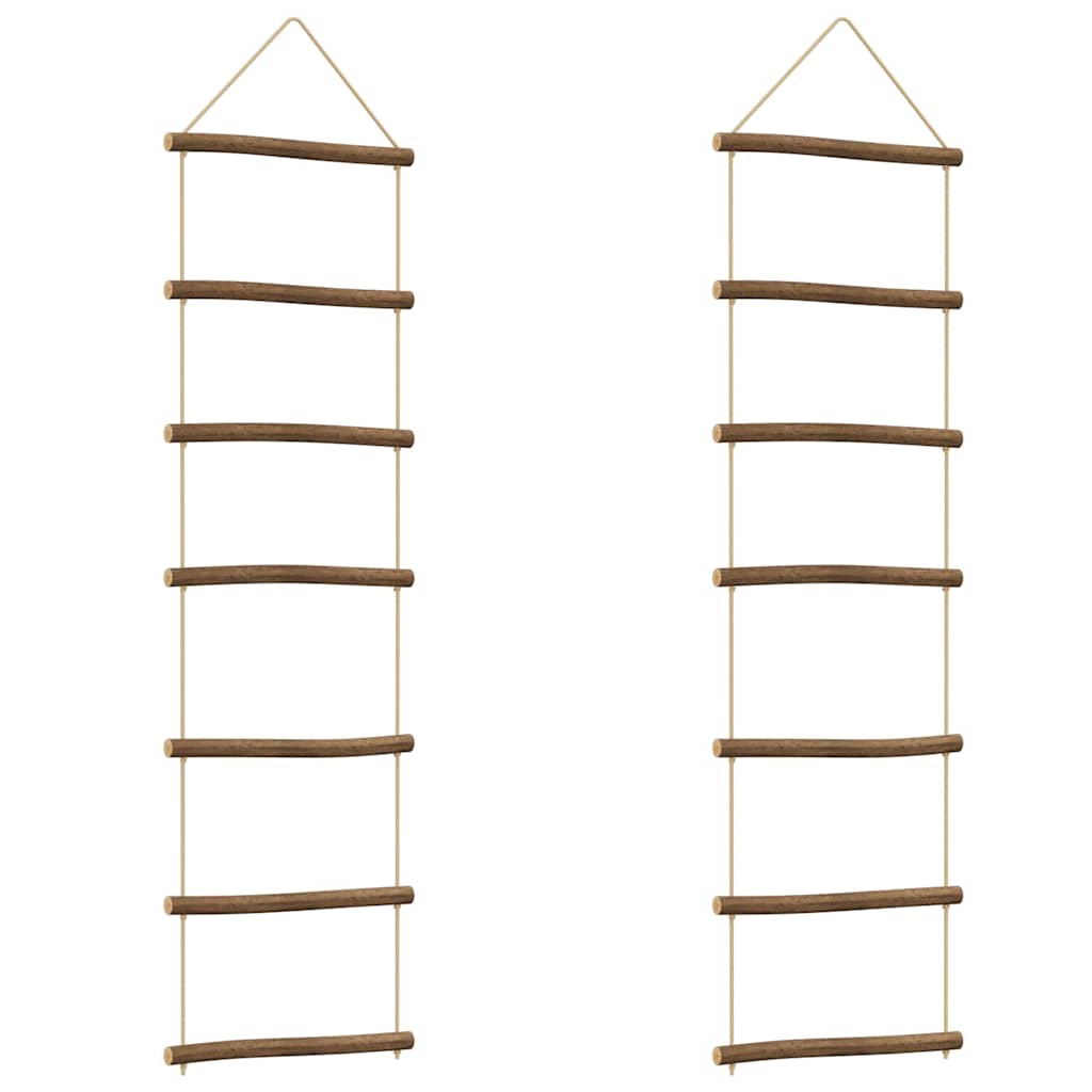 vægdekorationer stigeformet 2 stk 30x100 cm naturlig gren