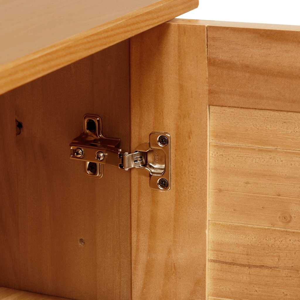 Badeværelsesskab Andet VIGO Brun Massivt fyrretræ