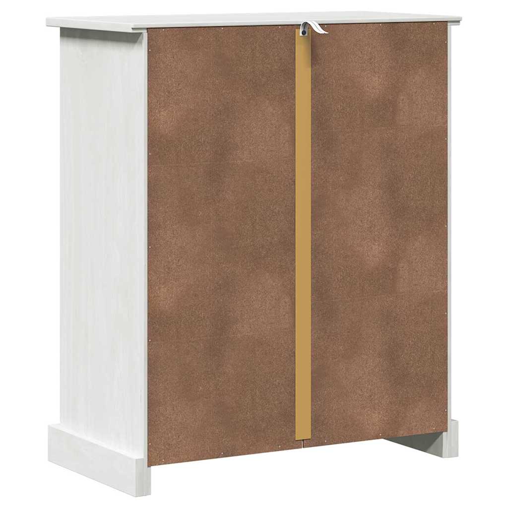 Badeværelsesskab VIGO Hvid 67,5 x 34 x 80 cm Massivt fyrretræ